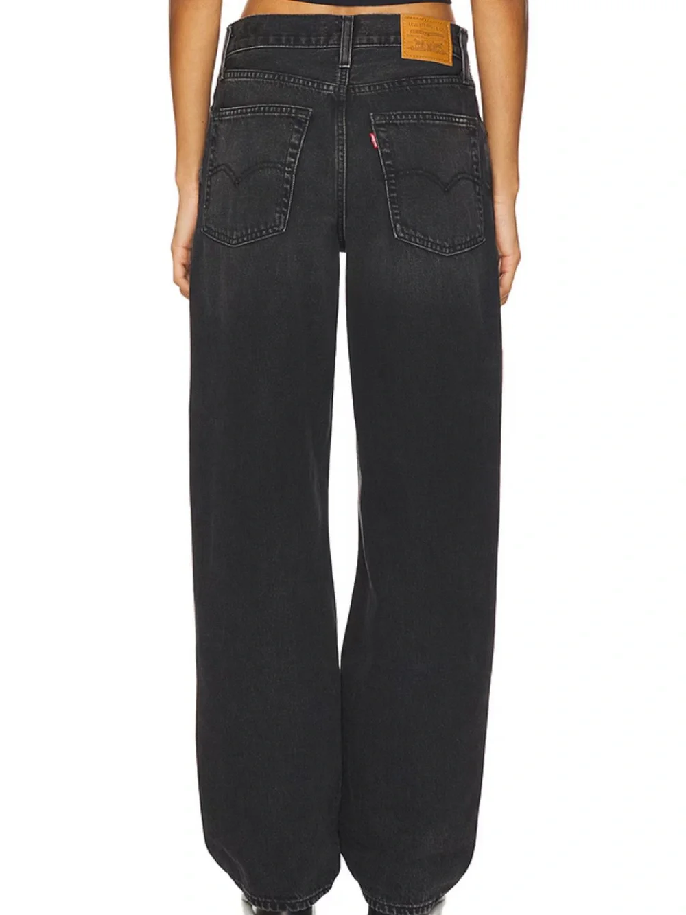 LEVI’S Dad Baggy Jeans in Black Wash size 26 90’s - Picture 3 of 12